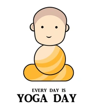 Yoda Day T-Shirts for Men and Women - Medium, Polo Collar With Cute Baba Logo