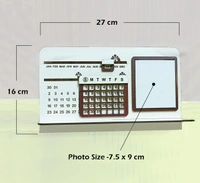 Personalised Anniversary Gift Wooden Lifetime Infinite Desk Table Calendar for office/home - 10.5x6.5 inch