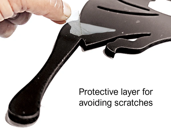 Achchha Gift Wooden Tribal Women 4 Pcs. Set Wall art, Home Room Office Decoration, no plastic | Wall Art, Abstract design - Black, Medium - 60x30 cm