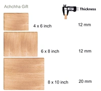 Achchha Gift Wooden Best husband, best wife certificate / award for gift, valantine's day or anniversary gift for wife and husband - 8x6 inch, Wife