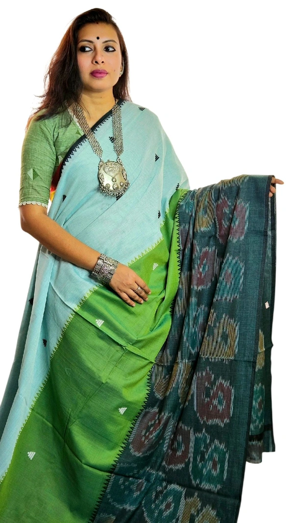 APARAJITA Pure Cotton Dhonekhali Saree