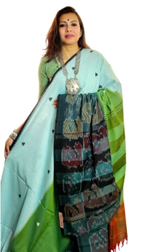 APARAJITA Pure Cotton Dhonekhali Saree