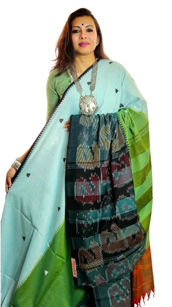 APARAJITA Pure Cotton Dhonekhali Saree