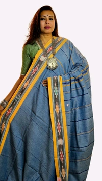 APARAJITA Pure Cotton Dhonekhali Saree