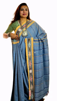 APARAJITA Pure Cotton Dhonekhali Saree