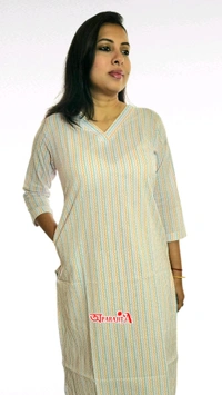 APARAJITA Cotton Printed Kurti - XL