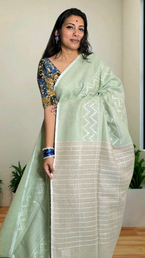 APARAJITA Pastel Linen Sarees