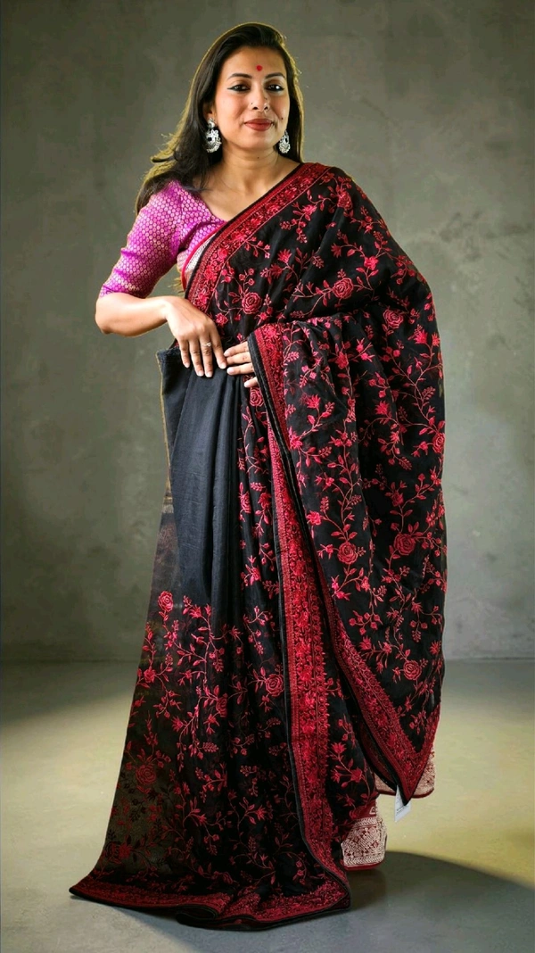 Organza Party Wear Saree