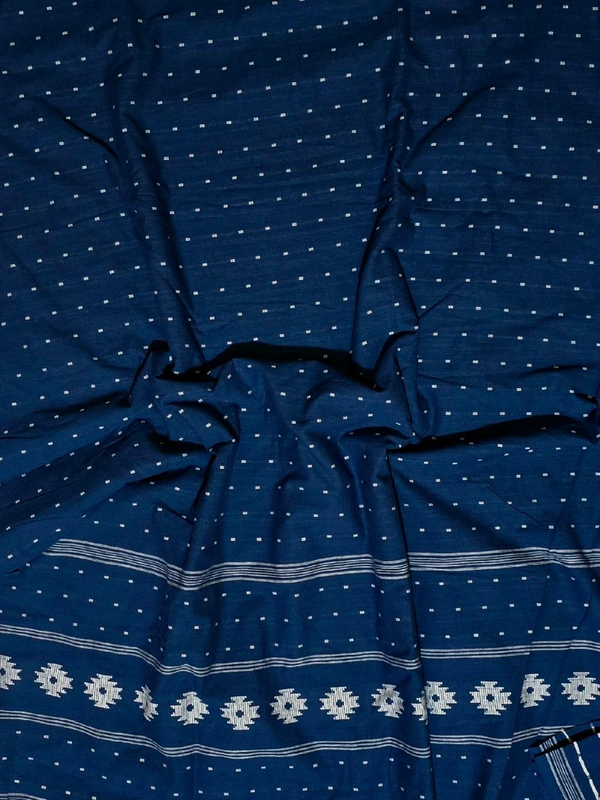 APARAJITA Jamdani Cotton Fabric - 2.5mtrs