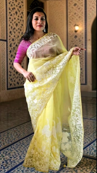 APARAJITA Organza Party Wear Saree