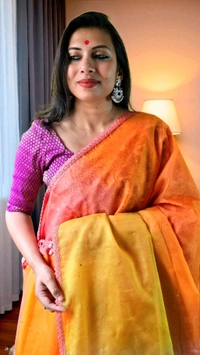 APARAJITA Organza Party Wear Saree