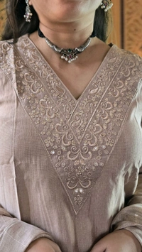 APARAJITA Festive 3Pc Kurti Set - M