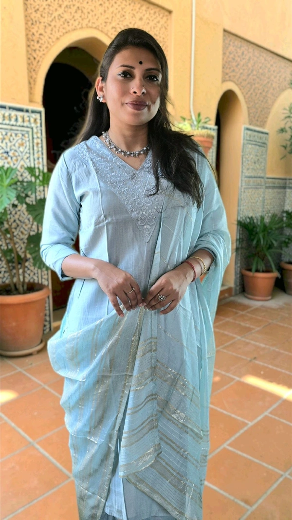 APARAJITA Festive 3Pc Kurti Set - 2XL