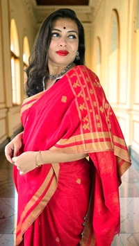 APARAJITA Khadi Cotton Handloom Saree