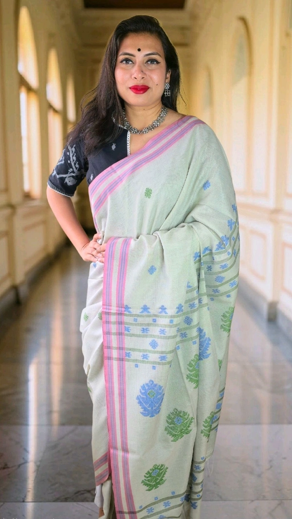 APARAJITA Khadi Cotton Handloom Saree