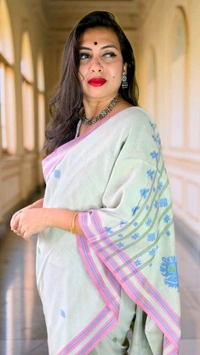 APARAJITA Khadi Cotton Handloom Saree