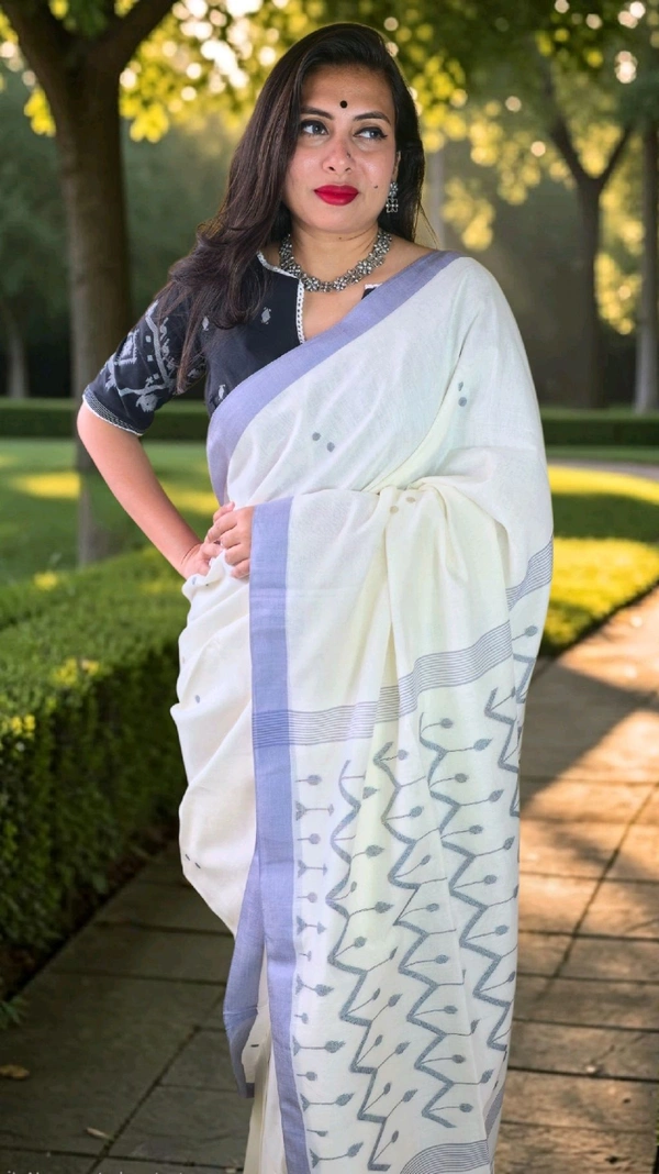 APARAJITA Khadi Cotton Handloom Saree