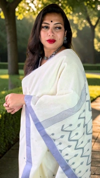 APARAJITA Khadi Cotton Handloom Saree