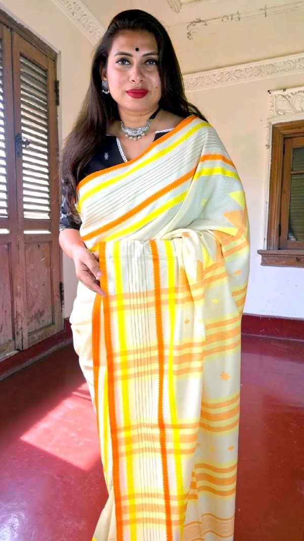 APARAJITA Khadi Cotton Handloom Saree