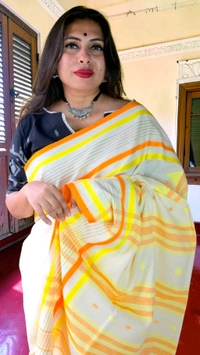 APARAJITA Khadi Cotton Handloom Saree