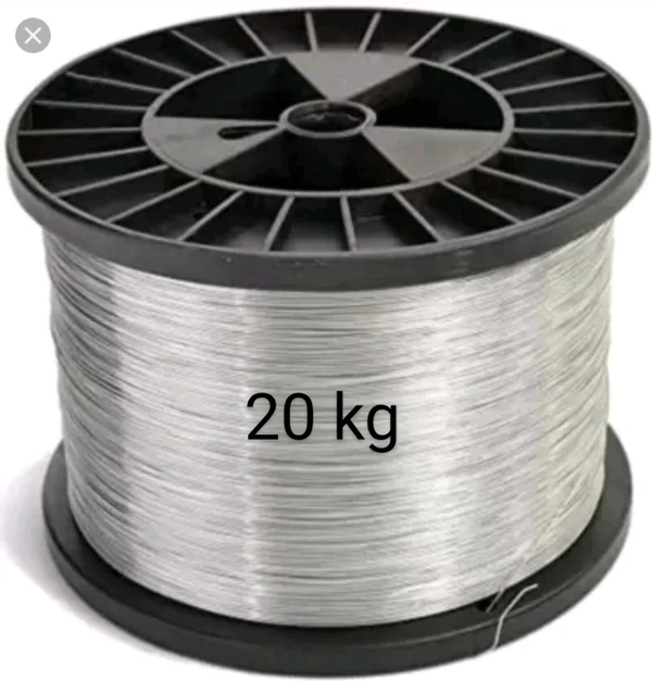 Jhataka Machine Fencing Electric Galvanized Clutch Wire for Boundary – 2000 Meter, 1.5 mm, 7 Inter-Woven Mixed Wire Ideal for Solar Fence Energizer & Electric Fence System for Home