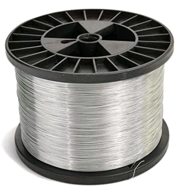 Jhataka Machine Fencing Electric Galvanized Clutch Wire for Boundary – 2000 Meter, 1.5 mm, 7 Inter-Woven Mixed Wire Ideal for Solar Fence Energizer & Electric Fence System for Home