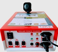Shrangi Jhatka Machine Full Set AC DC 12KV 60 Acre (Machine,12V Battery, 40 Watt Solar Panel,100 Insulator)