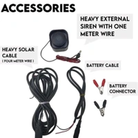 Shrangi Remote Control Wall Mount Cabinet Fencing Full Set AC DC 12KV 60 Acre (Machine,12V Battery, 40 Watt Solar Panel,100 Insulator)