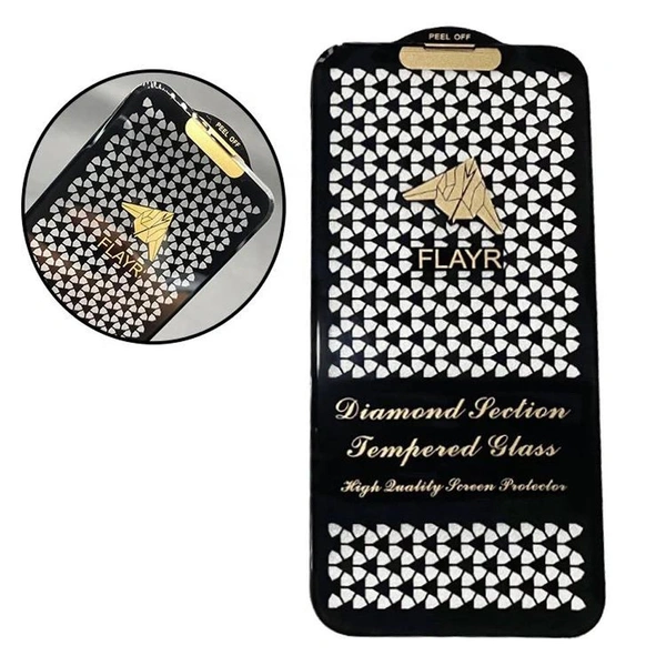 Diamond Section Tempered Glass - Iphone 14