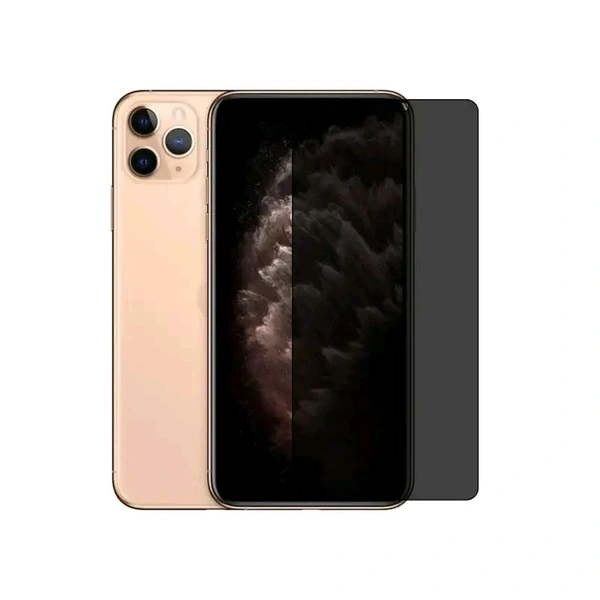 Apple iPhone All Model Privacy Tempered Glass - iPhone 15 Pro Max, Black