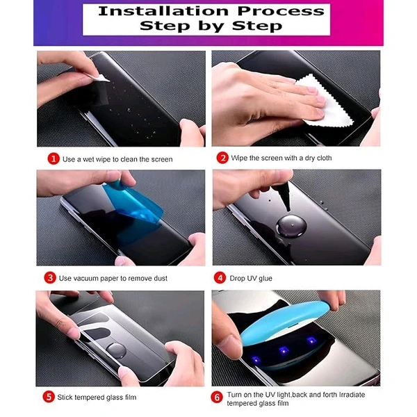 Oppo All Model Uv Tempered Glass  - Reno 6