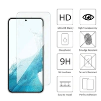 Samsung Galaxy Tempered Glass S Series Finger Print Working - S22 5G/S23 5G, Black