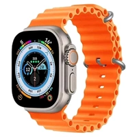 T900 Ultra Smart Watch 2.09" Infinite Display Series 8 Wireless Charging Heart Rate Monitor Bluetooth Call Watch - Orange