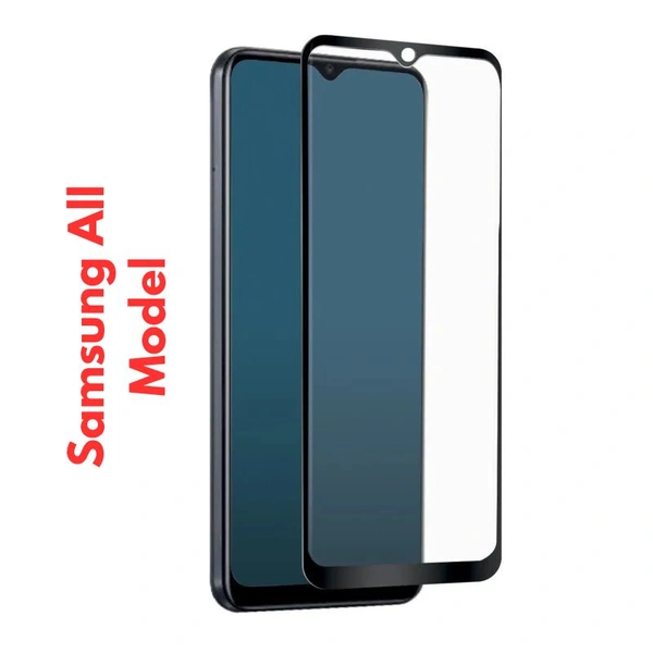 Crystal  Samsung Galaxy All Model Tempered Glass M/F Series  - M34 5G, Black