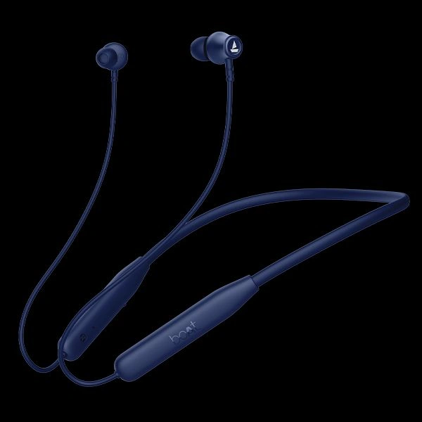 Boat Rockerz 111 Bluetooth Wireless Neckband with Up to 40 Hrs Playtime - Deep Blue, 1 Year