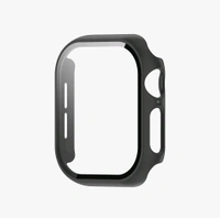 Apple Watch Protective Hard Case with Screen Guard - Black - 44