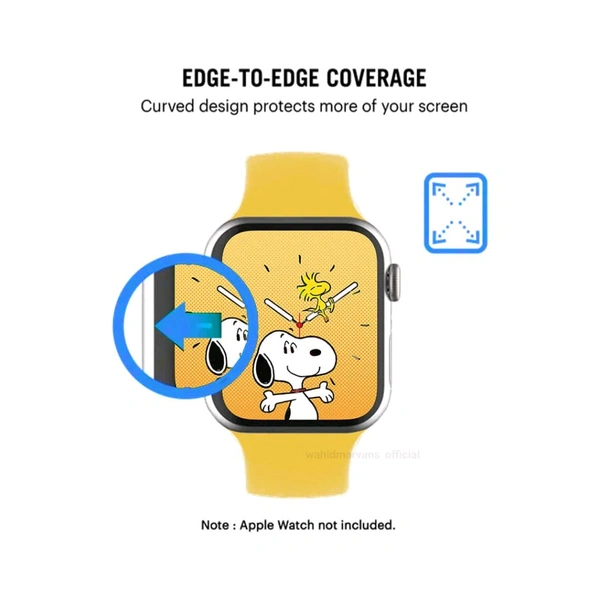 Apple Watch Screen Protector - Black, 44