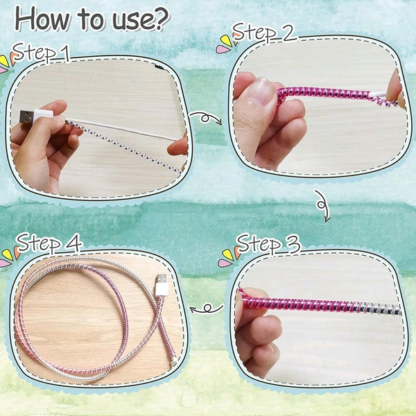 Finish Cable Charger Spiral Protector/Wire
