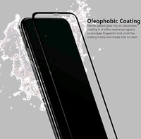 Vivo Models Full Glue Curved Tempered Glass Screen Protector  - Vivo T3 Pro, Black