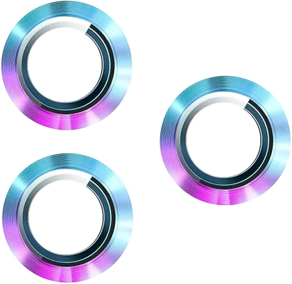  Back Camera Lens RingGuard Protector For lphone Serious Rainbow - Rainbow 🌈, IPhone 14