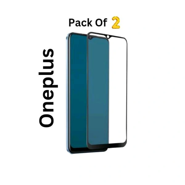 Oneplus Edge To Edge Tempered Glass Pack Of 2 - Black, OnePlus Nord Ce3 Lite