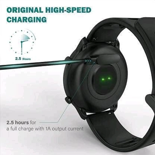 Magnetic Charging Cable 0.3 m 2Pin USB charger for FireBoltt Ninja, NInja 2, Ninja Calling, Ninja Bell,Ninja Call 2, Ninja Pro Max,Ninja 3,Ninja 2 Max Smartwatch