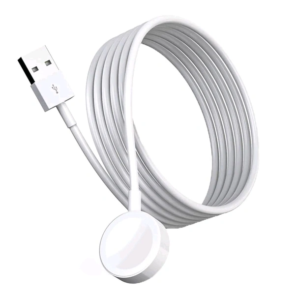 Smart Watch Magnetic Wireless Charger for Apple Watch - White