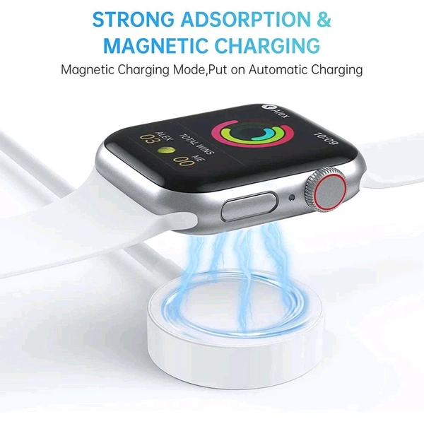 Smart Watch Magnetic Wireless Charger for Apple Watch - White