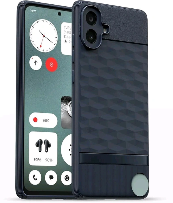 Outlouders Bumper Case for CMF by Nothing Phone 1 5G | Full Camera Protection | TPU Soft Flexible Shockproof - Black