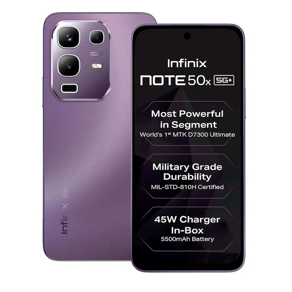 Infinix Note 50x 5G+ - Enchanted Purple, 8+128