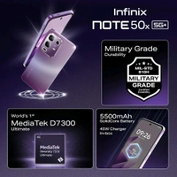 Infinix Note 50x 5G+ - Enchanted Purple, 8+128