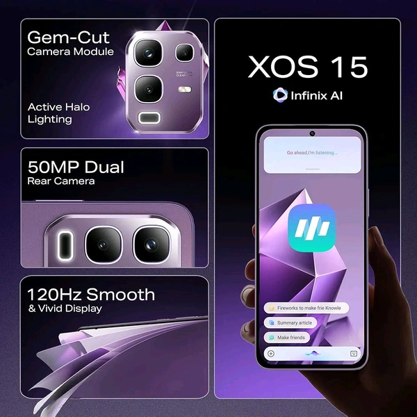 Infinix Note 50x 5G+ - Enchanted Purple, 8+128