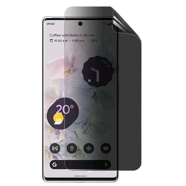 Fnpk Anti-Spy Screen Guard, [1 Pcs] [Finger Print Wont Work] 9H Hardness Anti-Scratch Anti-Peeping Privacy Screen Protector Proteceive Film for Google Pixel Models  - Pixel 9