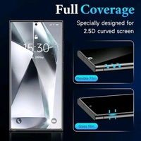 Fnpk Anti-Spy Screen Guard, [1 Pcs] [Finger Print Wont Work] 9H Hardness Anti-Scratch Anti-Peeping Privacy Screen Protector Proteceive Film for Samsung Model  - Samsung S24